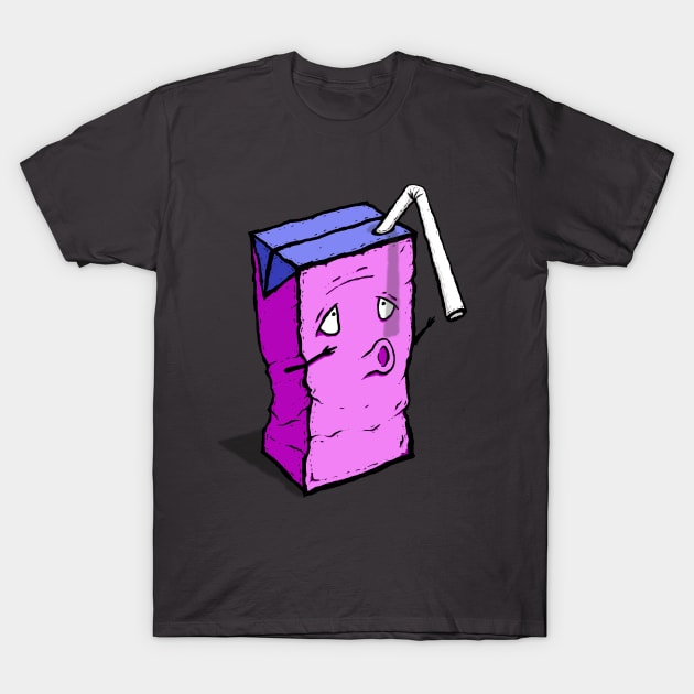 Thirsty Juice Box T-Shirt by UnluckyDevil